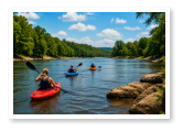 Kayakers on the Coosa River