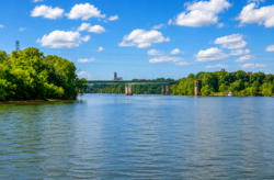 Alabama River waterfront at Roses RV River Resort in Millbrook, Alabama