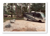 A picture of one of our spacious full hook up rv sites at Roses RV Resort.