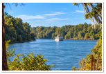 A view of the Harriett II on the Alabama River.